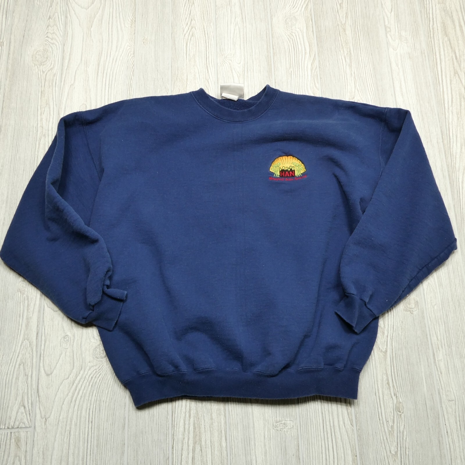 Vintage Sweatshirt Adult Xl Han Honeywell Asian Network Hanes Ultimate Cotton